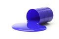 Blue color slime