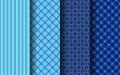 Blue color strip seamless pattern EPS 10 vector.