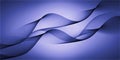 Blue color wavy , lighted and glossy effect computer generated background image for wallpaper design