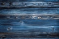 Blue colored old rustic wooden surface, which can be used as a photo background Royalty Free Stock Photo