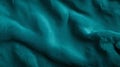 Teal Microfiber Texture Background - Close Up Picture With Attention To Fur And Feathers