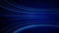 Blue colorful abstract background with animation moving of lines for fiber optic network