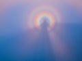 Brocken spectre, abstract background