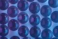 Blue colorful crystal balls Royalty Free Stock Photo