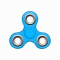 Blue colorful spinner on a white background.