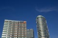 Blue Colors Behind The ING Building And Deutsche Bank Netherlands At Amsterdam The Bijlmer The Netherlands 24-6-2020