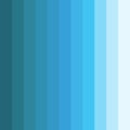 Blue colors palette icon illustration. Shades of blue color chart