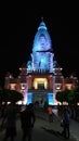 Vishwanath temple in blue