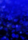 Blue colour bokeh abstract light background Royalty Free Stock Photo