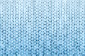 Blue colour triangle halftone pattern with grunge background Royalty Free Stock Photo