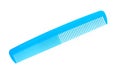 Blue comb isolated on white background Royalty Free Stock Photo
