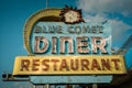 Blue Comet Diner vintage sign, Hazleton, Pennsylvania