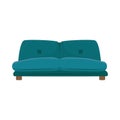 blue comfortable couch