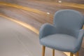 blue fabric chair in living room Royalty Free Stock Photo