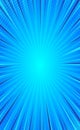 Blue comic zoom with lines and dots - Vector Royalty Free Stock Photo