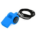 Blue Compass Whistle Royalty Free Stock Photo