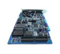 Blue computer board Royalty Free Stock Photo