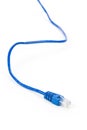 Blue Computer Cable Royalty Free Stock Photo