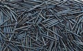 Blue Concrete nails Royalty Free Stock Photo