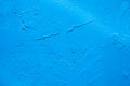 Blue concrete wall with plaster. Background texture Royalty Free Stock Photo