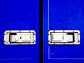 Blue container Royalty Free Stock Photo