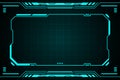 Blue control panel abstract modern technology futuristic interface hud