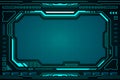 Blue control panel abstract modern technology futuristic interface hud