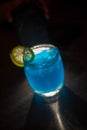 Blue cooktail Royalty Free Stock Photo