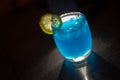 Blue cooktail Royalty Free Stock Photo