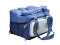 Blue cooler bag Royalty Free Stock Photo