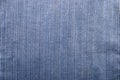 Blue corduroy fabric texture close- up photo background Royalty Free Stock Photo