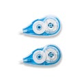 Blue correction tape isolated on a white background. Royalty Free Stock Photo