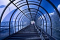 Blue corridor and stairs Royalty Free Stock Photo