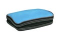 Blue cosmetic bag Royalty Free Stock Photo