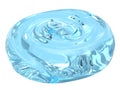 Blue cosmetic gel