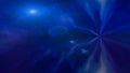 Blue Cosmos Deep Space Beem Abstract Background