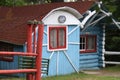 Blue Cottage Gingerbread Cabin