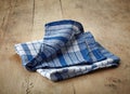 Blue cotton napkin