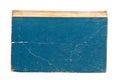 Blue cover old book Royalty Free Stock Photo