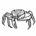 Blue Crab - Giant Gaiamum Royalty Free Stock Photo