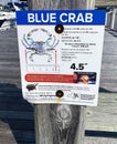 Blue Crab Sign: A Coastal Warning of the Majestic Blue Crustacean