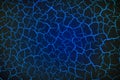 The blue crack Royalty Free Stock Photo