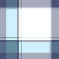 Seamless plaid check pattern in blue, navy, teal, white and cream