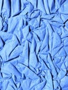 Blue crease paper