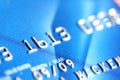 Blue Credit Card Royalty Free Stock Photo