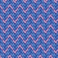 Blue crochet pattern