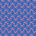 Blue crochet pattern Royalty Free Stock Photo