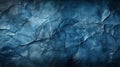 A blue crumpled paper background