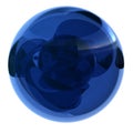 Blue crystal ball