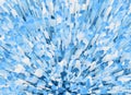 Blue crystal burst abstract texture Royalty Free Stock Photo